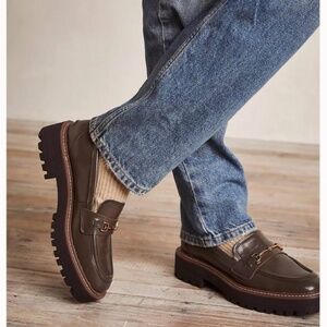 SAM EDELMAN "Laurs Lug Sole Loafer" size 8.5